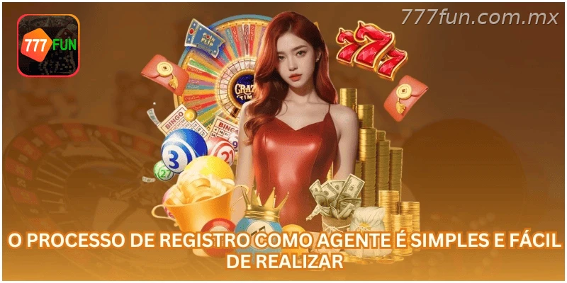 Processo de registro como agente 777FUN de forma simples.