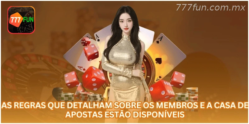 Direitos e deveres definidos entre a casa de apostas e os jogadores.