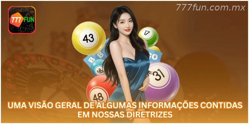 Visão geral das principais informações presentes nas regras da 777FUN.