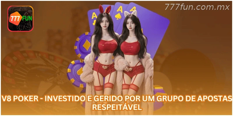 V8 Poker como salão de jogos de cartas dentro da 777FUN.